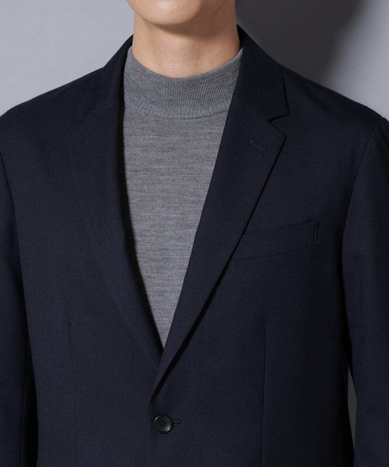 「N JACKET PREMIUM」RENU(R) ウール混洗えるサキソニージャケット（セットアップ可）