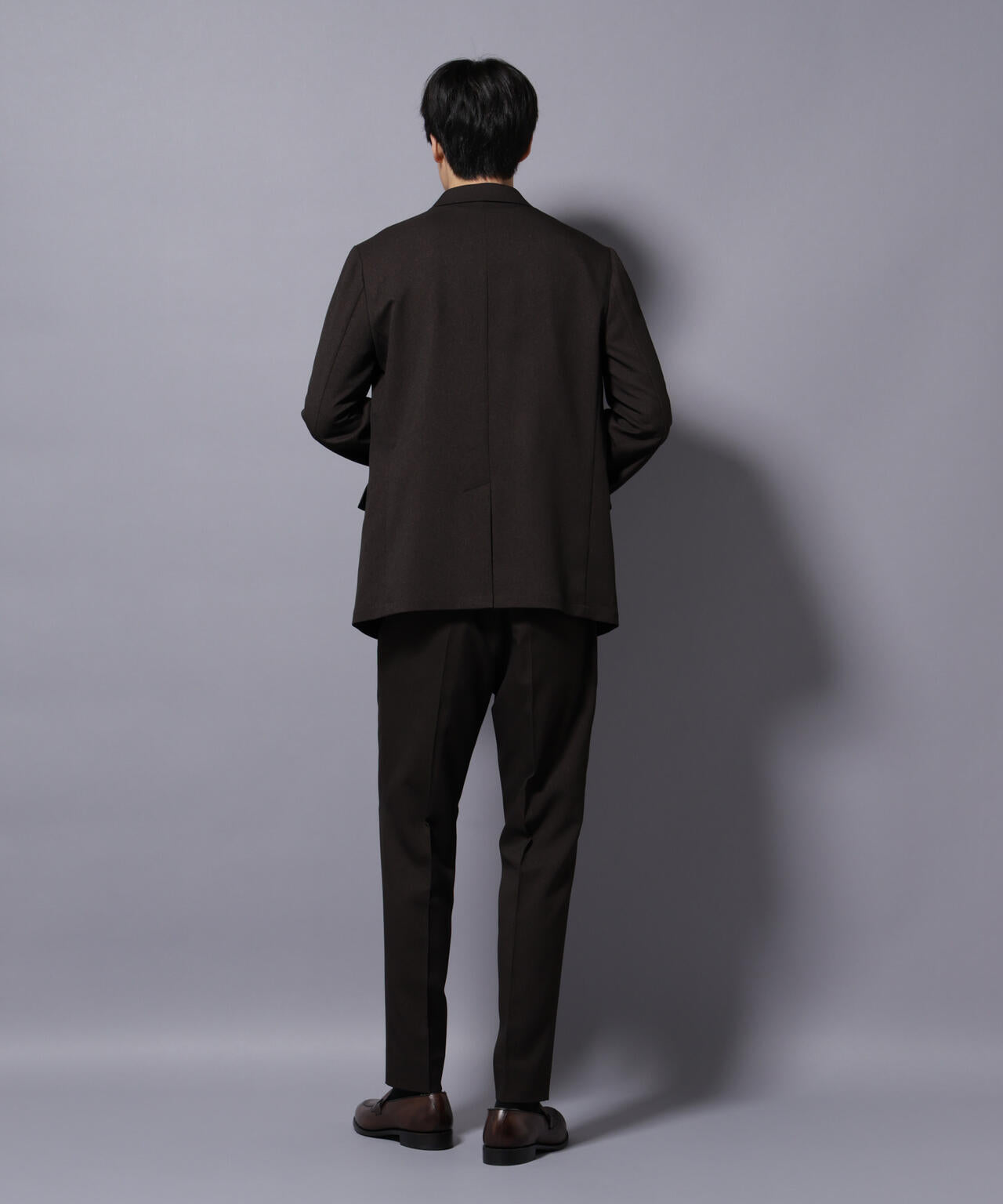【大人気セットアップ】｢Damerino｣LANATEC(R)シャークスキンセットアップ防シワ形態安定