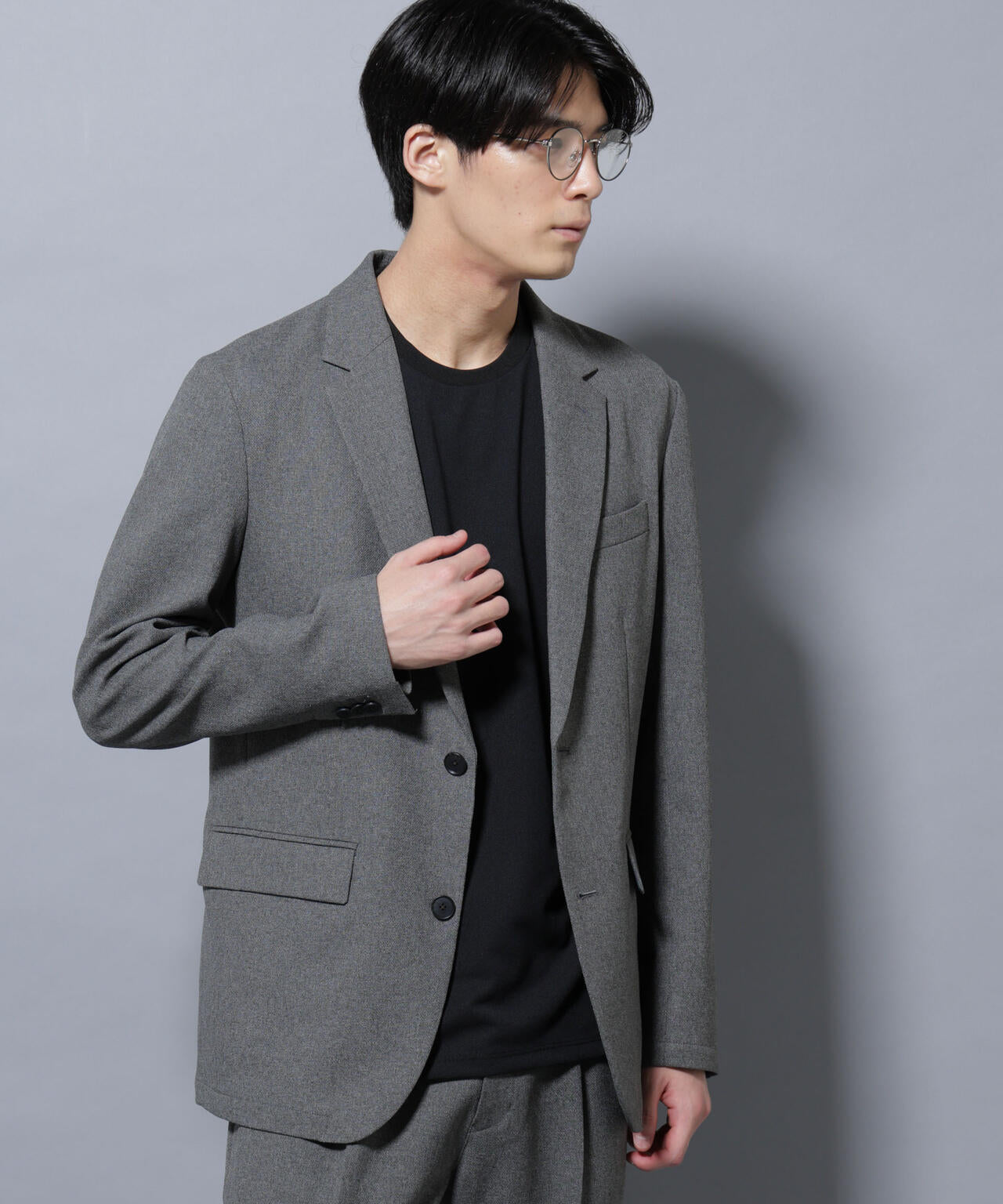 【大人気セットアップ】「Damerino」LANATEC(R)メランジオックスストレッチセットアップ