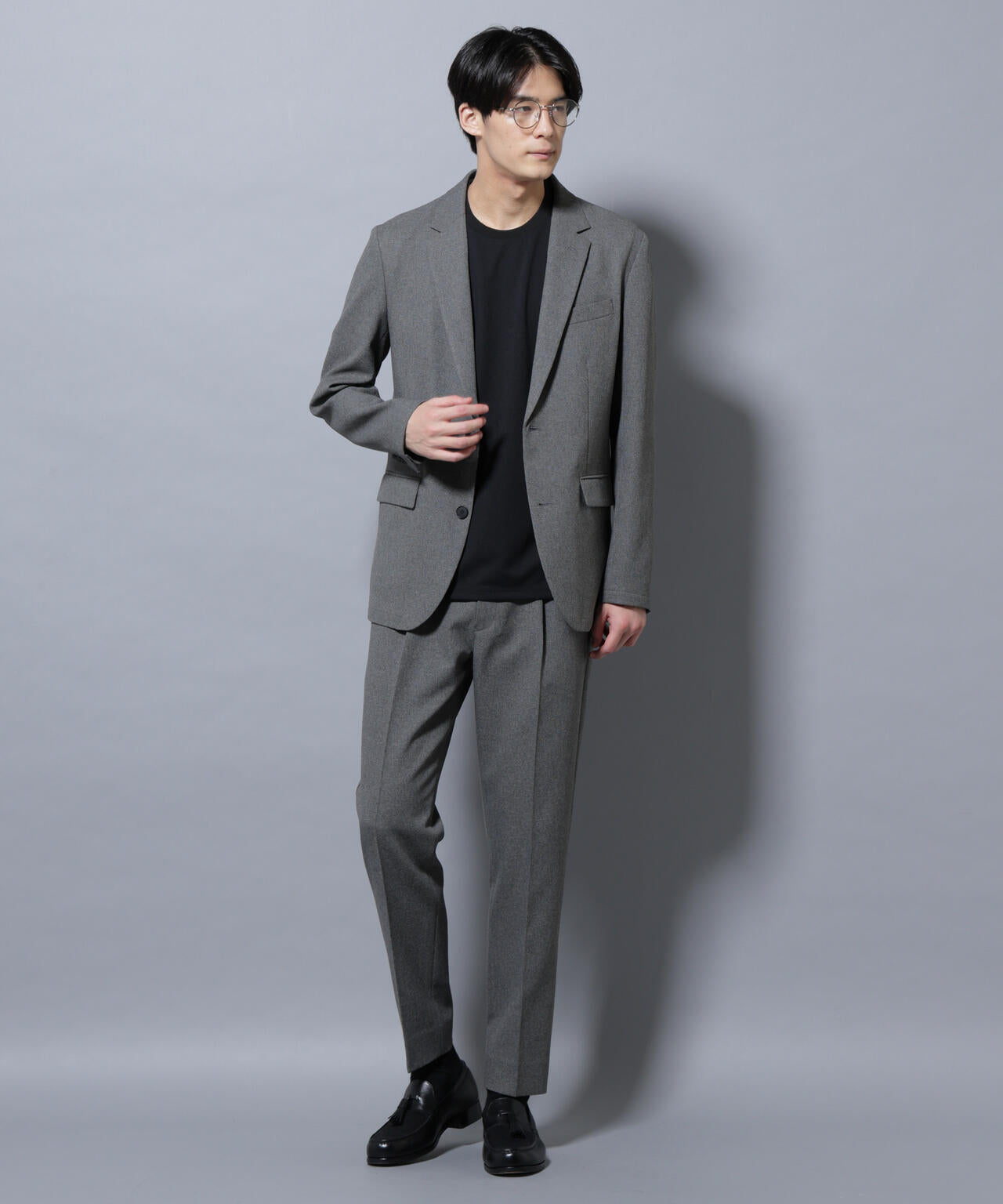 【大人気セットアップ】「Damerino」LANATEC(R)メランジオックスストレッチセットアップ