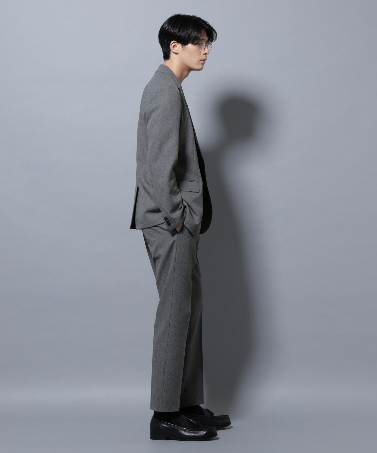 【大人気セットアップ】「Damerino」LANATEC(R)メランジオックスストレッチセットアップ