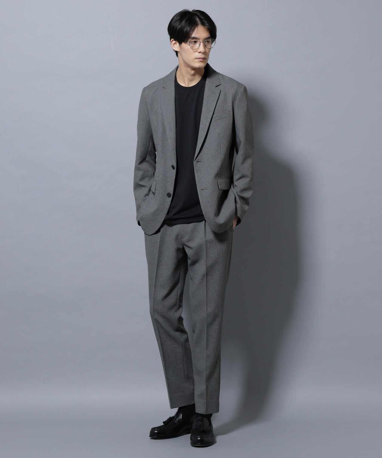 Damerino」LANATEC(R)メランジオックスストレッチセットアップ | NANO