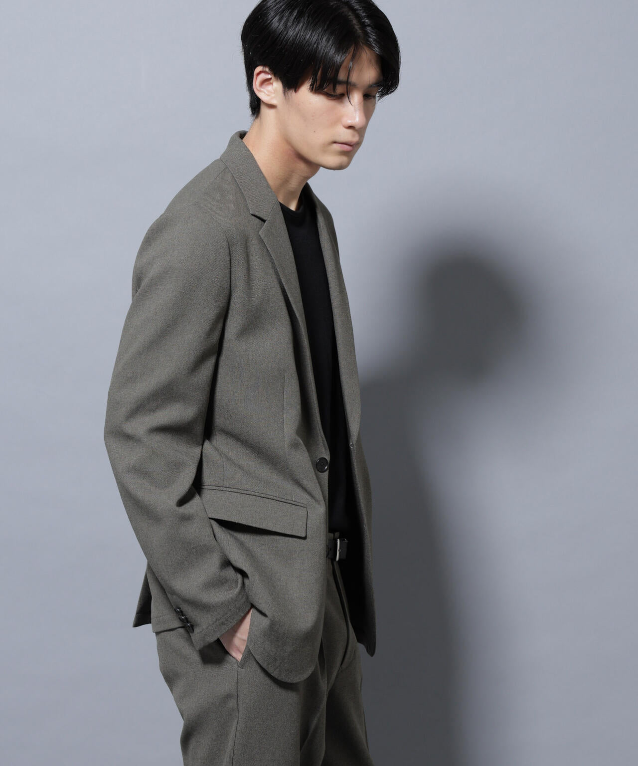 【大人気セットアップ】「Damerino」LANATEC(R)メランジオックスストレッチセットアップ