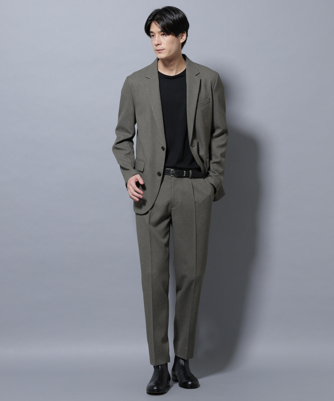 【大人気セットアップ】「Damerino」LANATEC(R)メランジオックスストレッチセットアップ