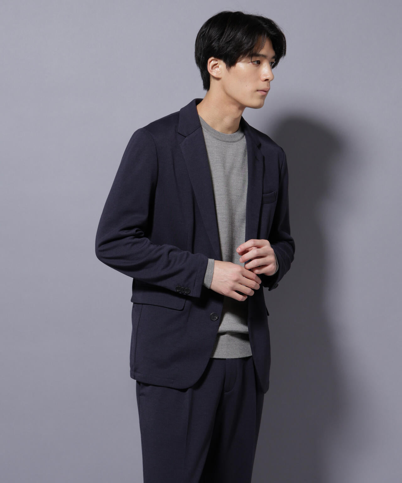 【大人気セットアップ】「Damerino」ポンチストレッチセットアップ