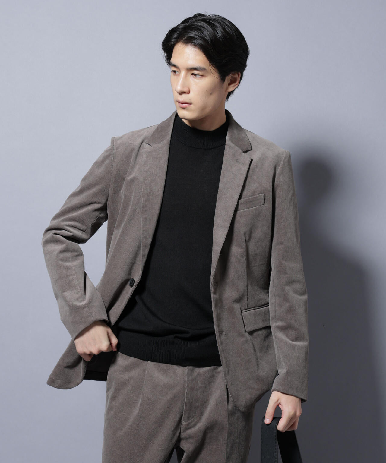 「Damerino」コットンコーデュロイストレッチセットアップ