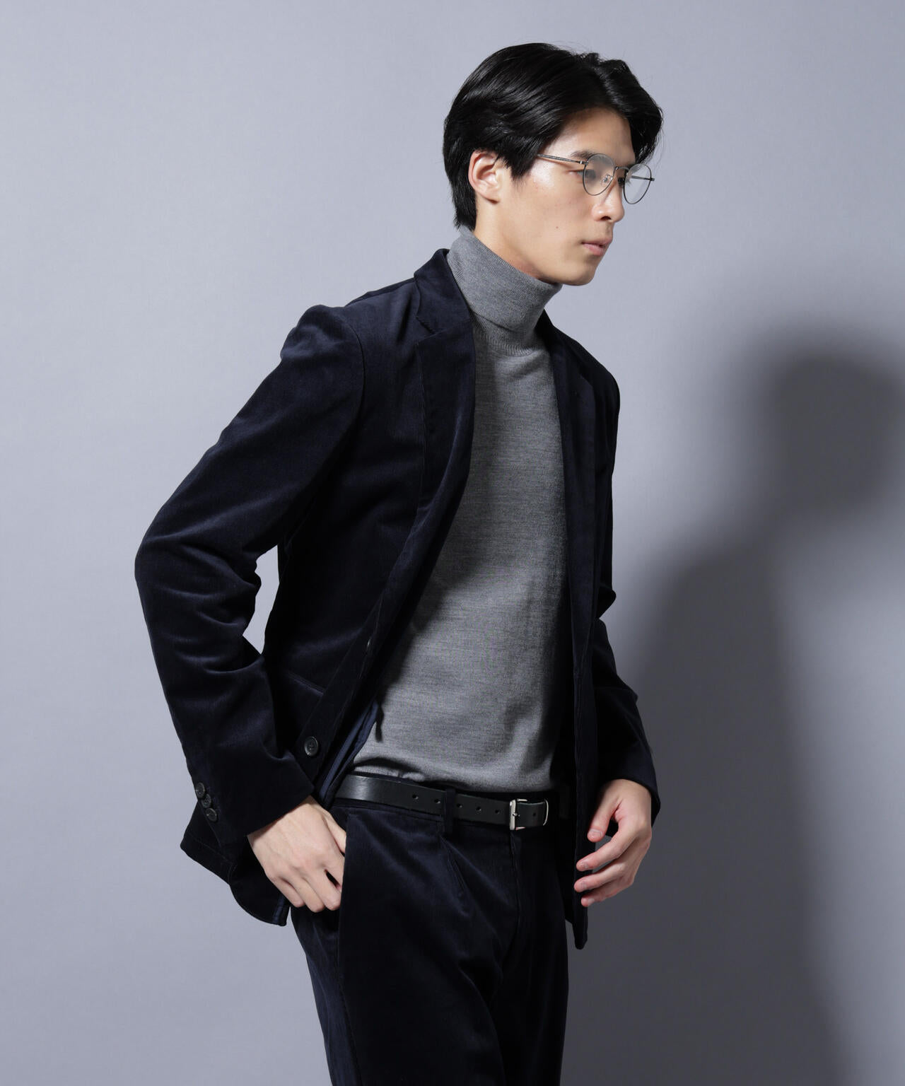 「Damerino」コットンコーデュロイストレッチセットアップ