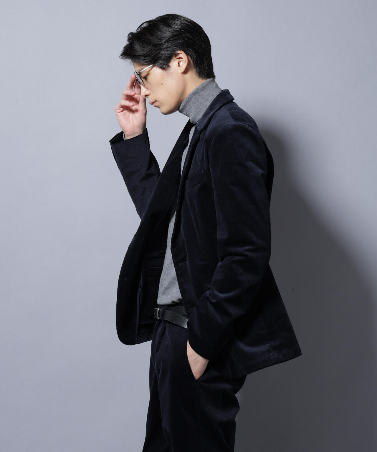 「Damerino」コットンコーデュロイストレッチセットアップ