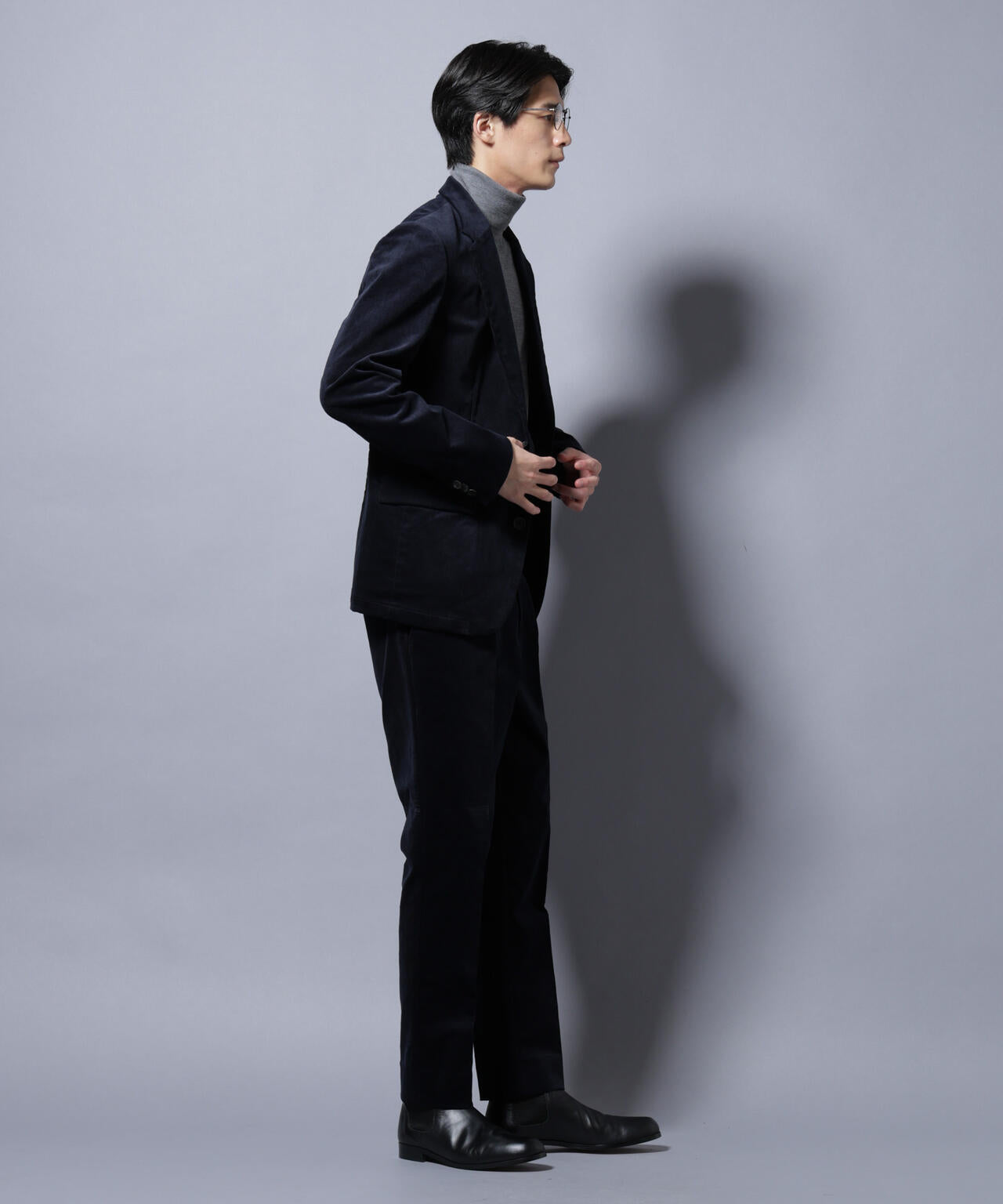 「Damerino」コットンコーデュロイストレッチセットアップ