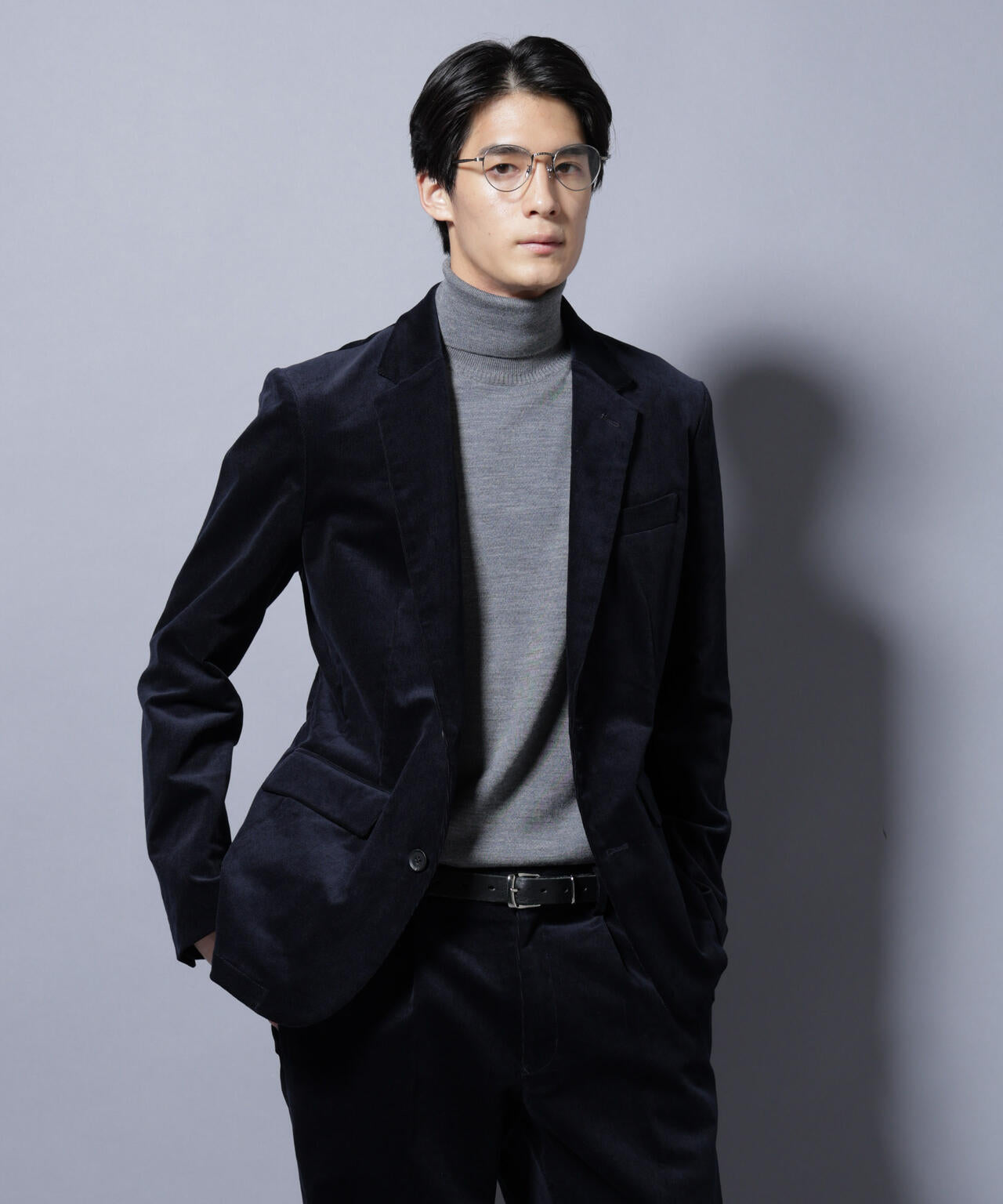 ナノユニバース　Damerino コーデュロイ　セットアップ　ストレッチ Damerino｣ コットン コーデュロイ ストレッチ セットアップ