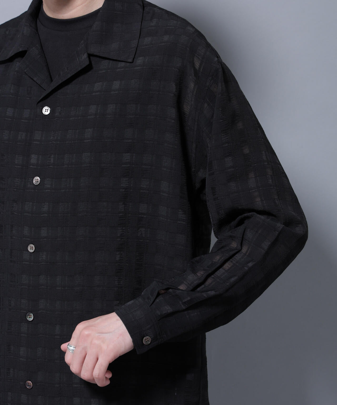 ourlegacy box shirt 花柄　シースルー ourlegacy box shirt 花柄 シースルー