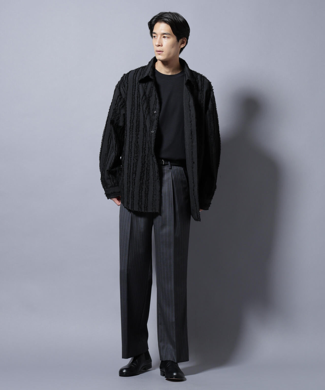 カットレースフリンジシャツ | NANO universe（ナノ・ユニバース