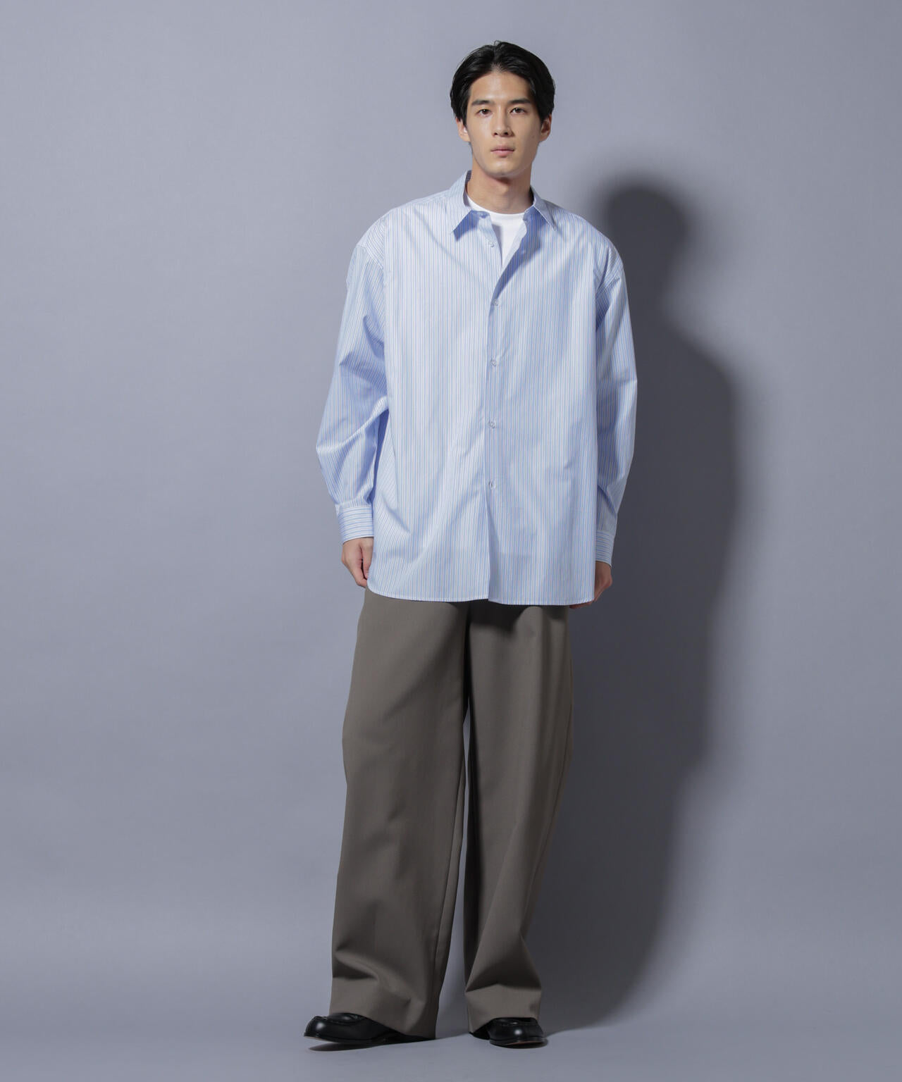 SIDOGRAS-VENICE｣ オルタネイトストライプシャツ | NANO universe