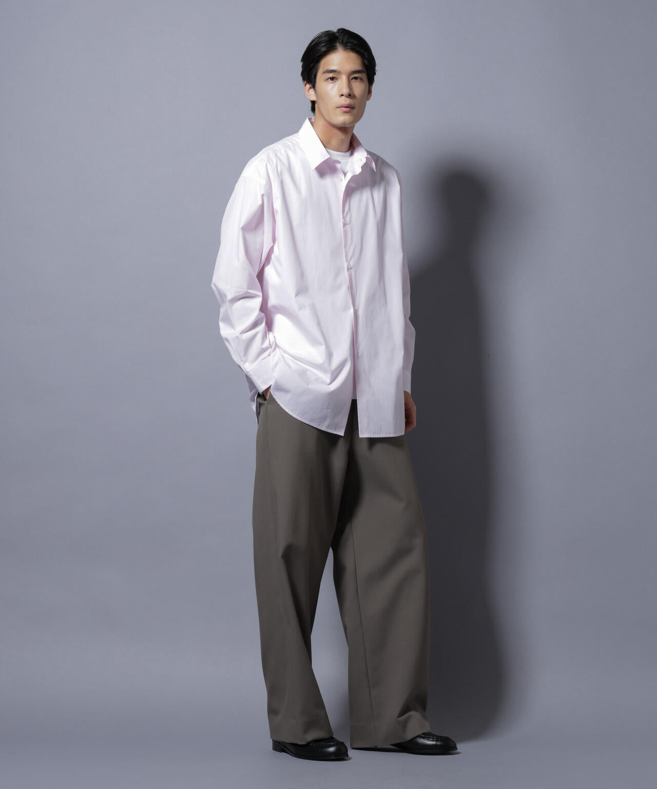 ｢SIDOGRAS-SIDOPOPEL｣ マイクロストライプシャツ