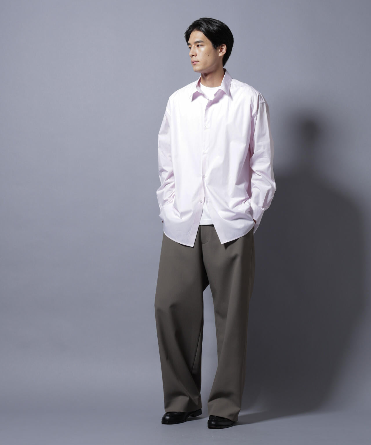 ｢SIDOGRAS-SIDOPOPEL｣ マイクロストライプシャツ