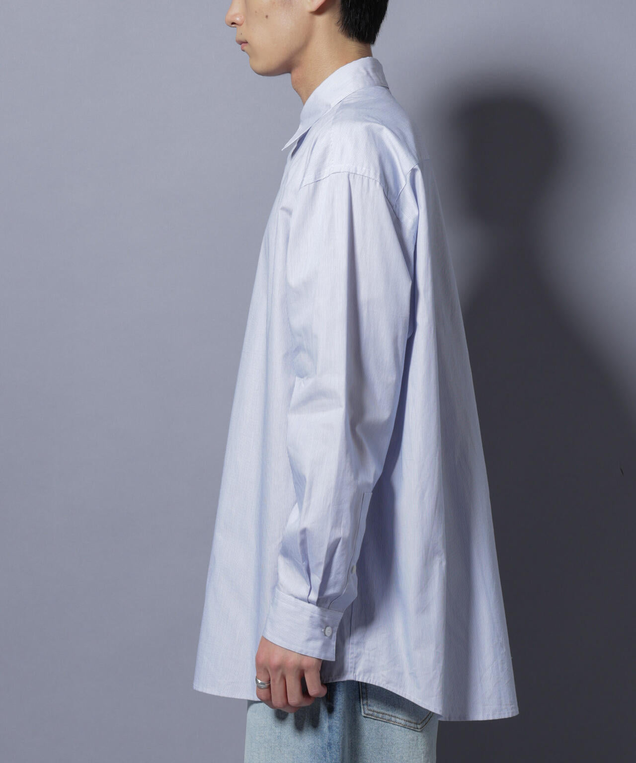 ｢SIDOGRAS-SIDOPOPEL｣ マイクロストライプシャツ