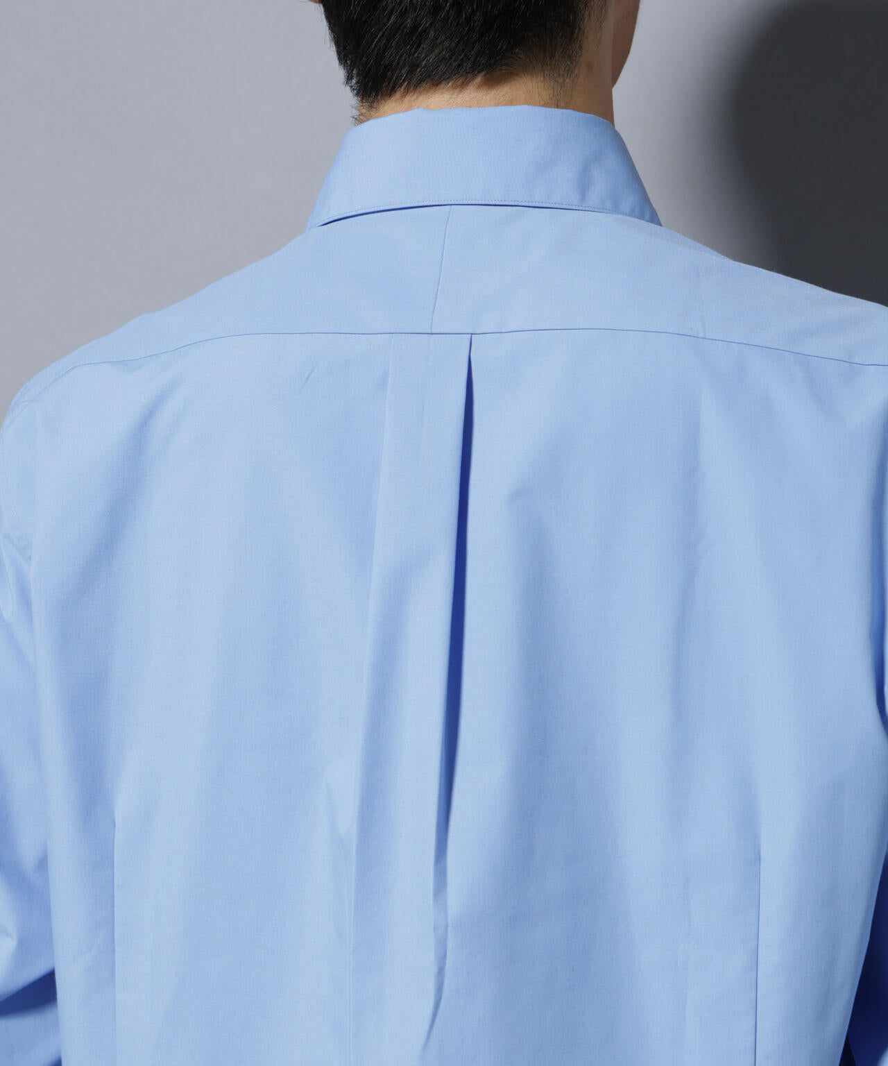 「N shirt」Anti Soaked(R)汗染み防止ホリゾンタルカラーシャツ長袖