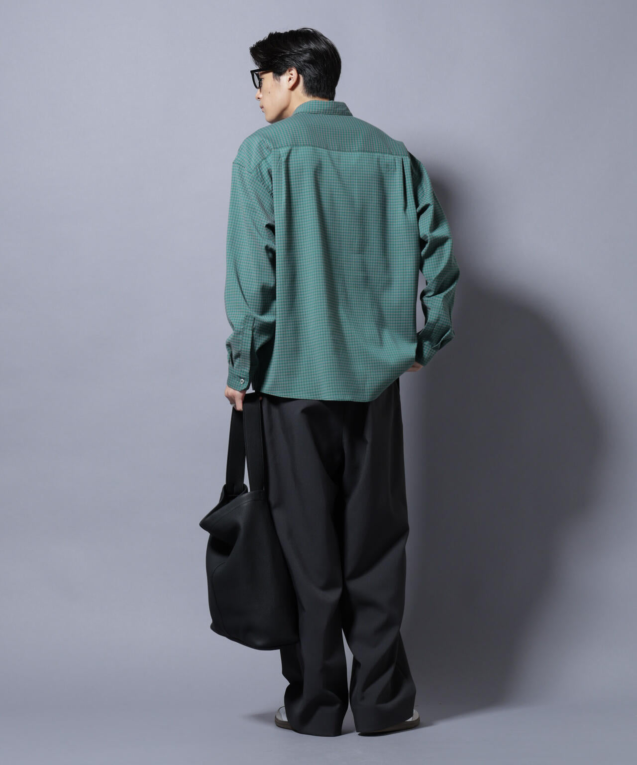 グランパチェックシャツ