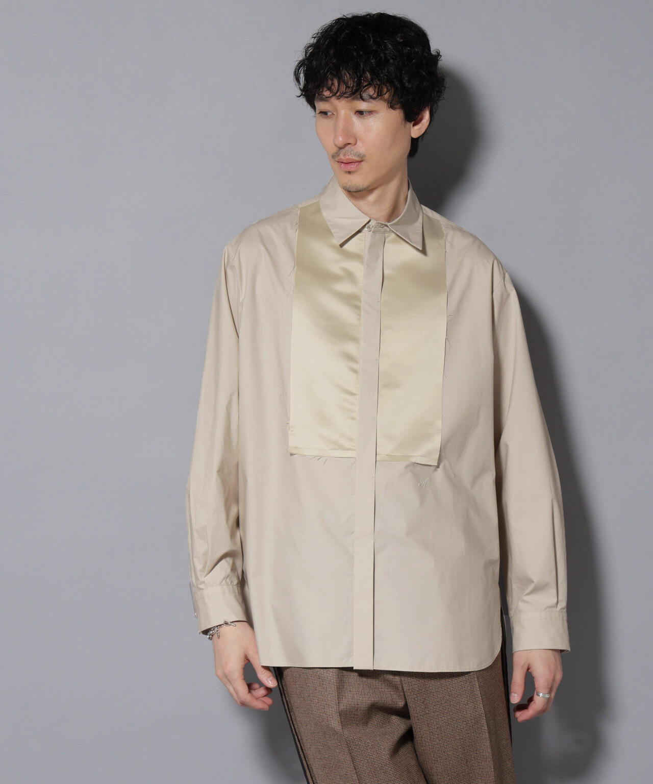 ASSEMBLANC」シルク混ブザムシャツ | NANO universe（ナノ・ユニバース