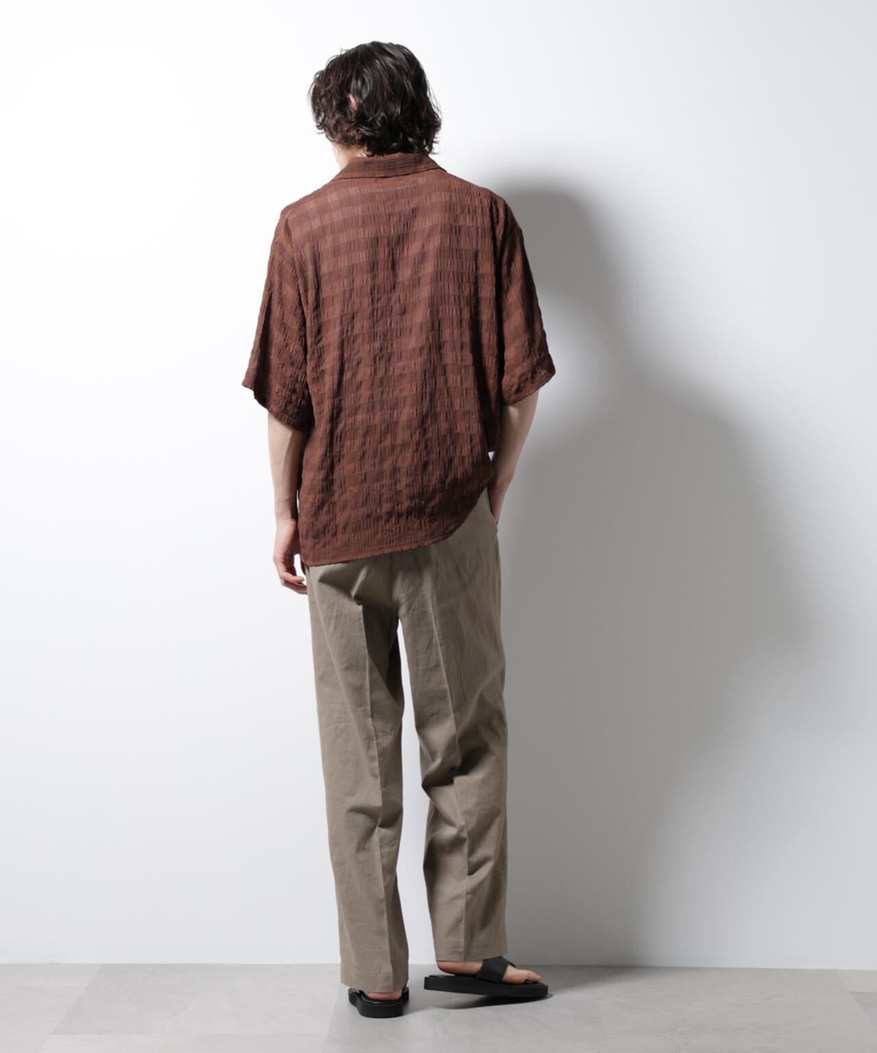 シースルーチェックシャツ | NANO universe（ナノ・ユニバース