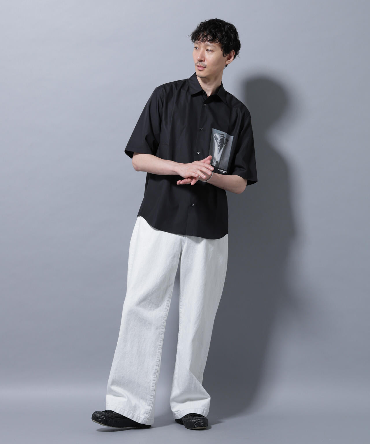 「着るアート」karl blossfeldt 半袖シャツ2