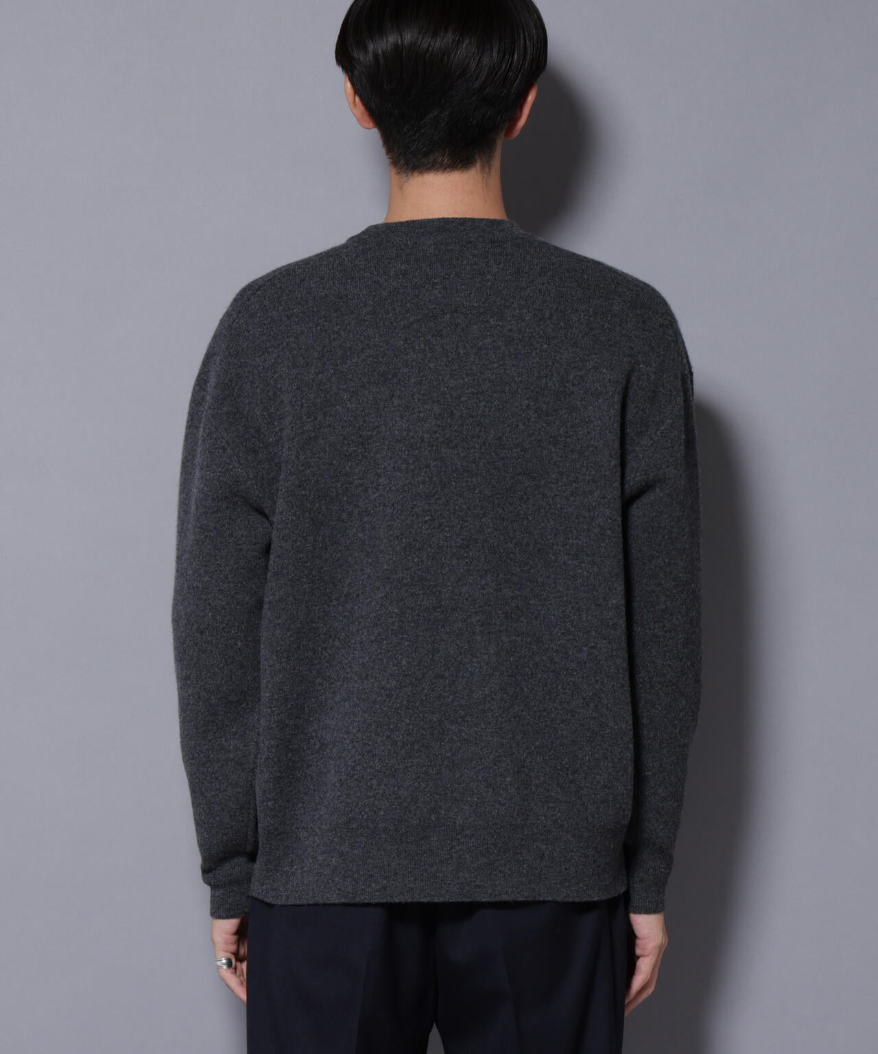 ウールカシミヤクルーネックプルオーバー | NANO universe（ナノ