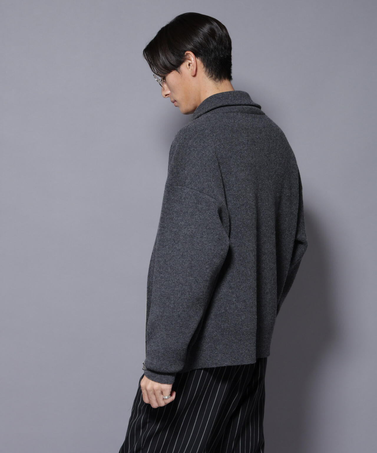 ウールカシミヤドライバーズニット | NANO universe（ナノ・ユニバース