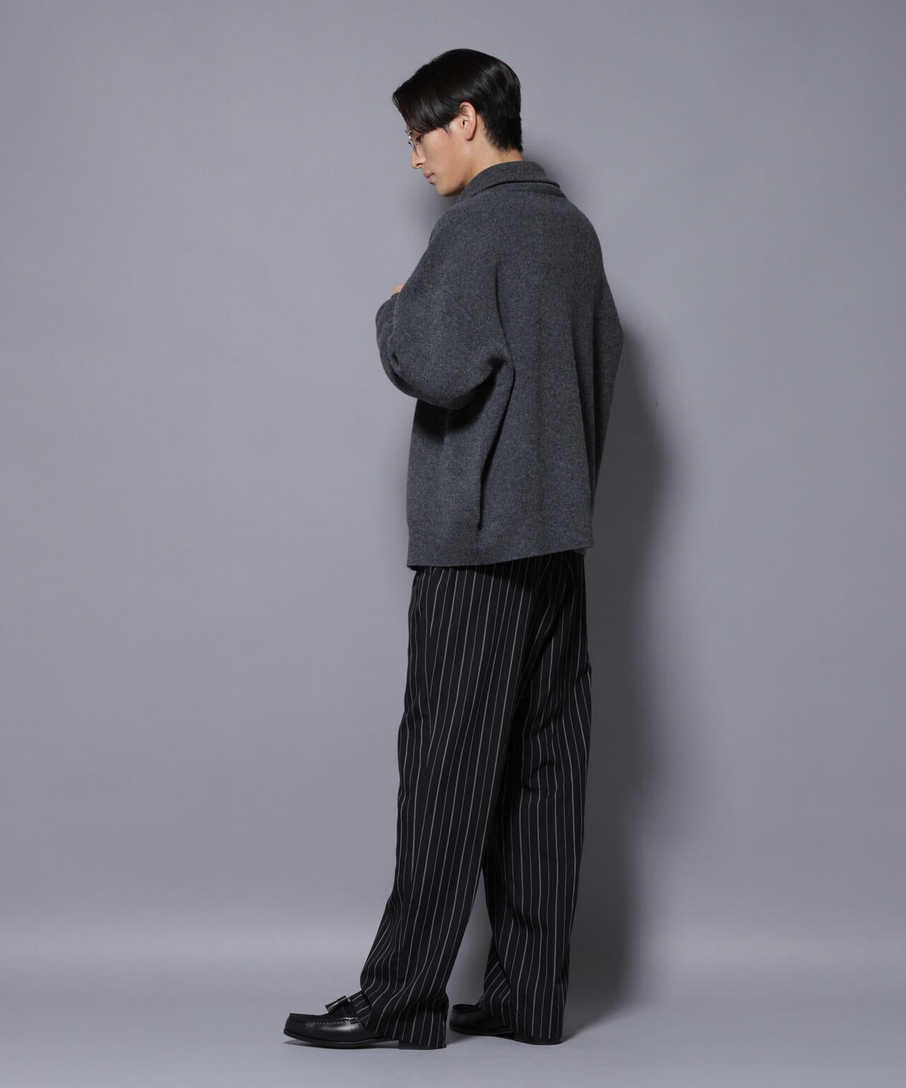 ウールカシミヤドライバーズニット | NANO universe（ナノ・ユニバース