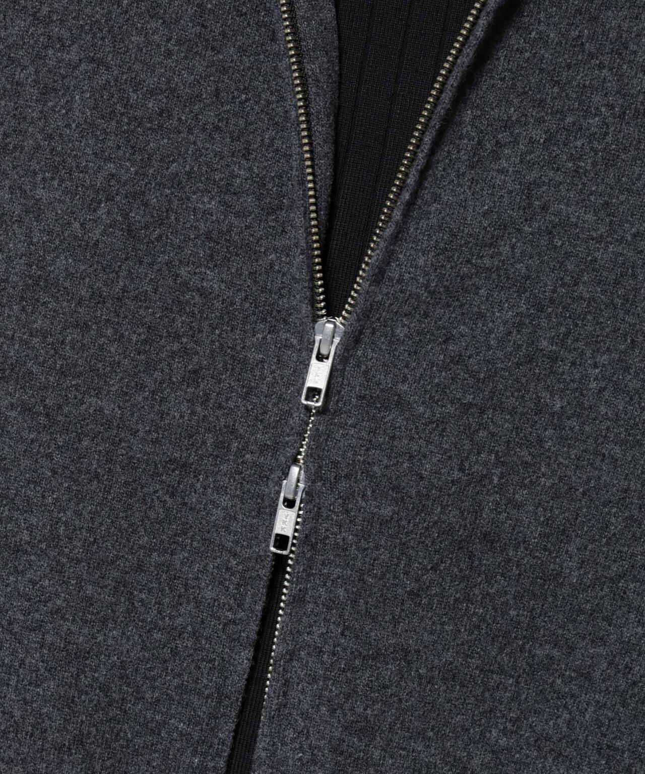 Drumohr カシミヤ ウール ドライバーズニット 杢グレー 48 Drumohr online shop Drumohr カシミヤ ウール ドライバーズニット 杢