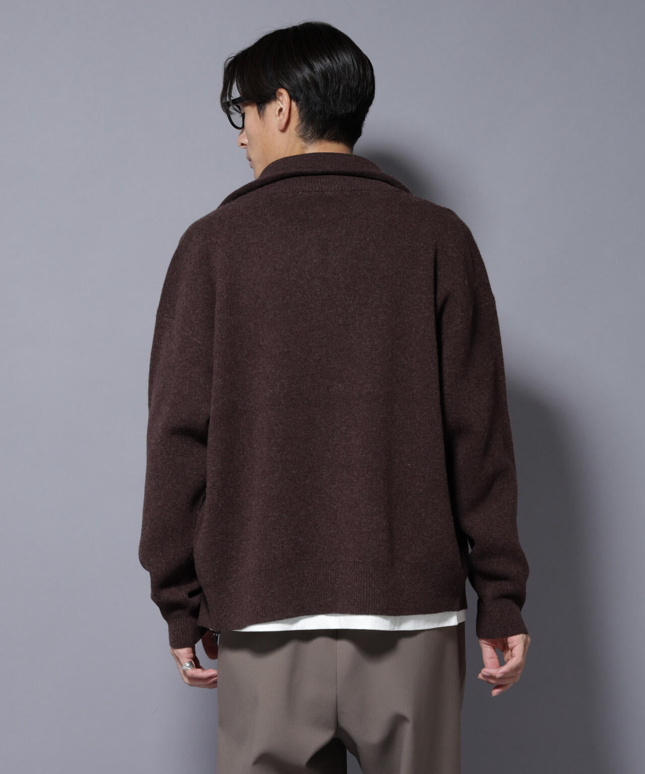 Louis Vuitton ダミエエベヌ ウールシルクカシミヤドライバーズニット 美品 ルイヴィトン ダミエ ドライバーズニット ジップジャケット