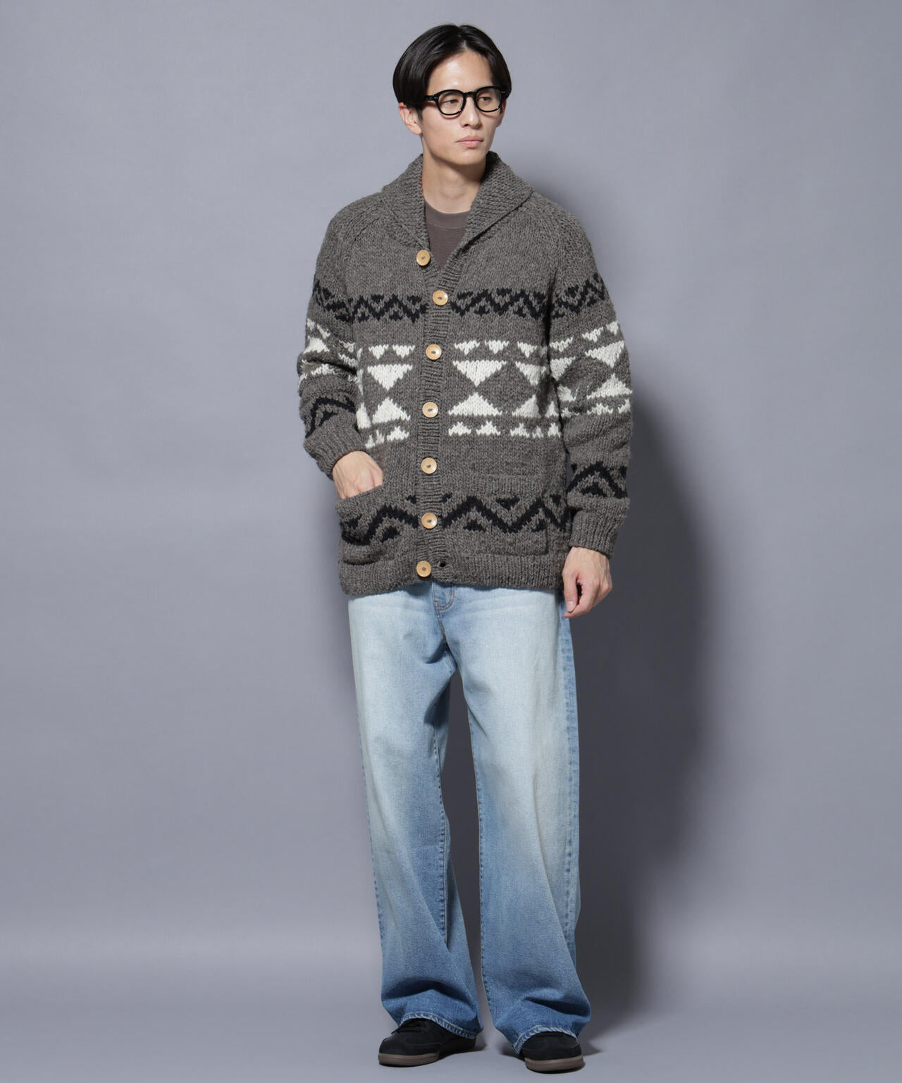 ペルー産カウチンセーター