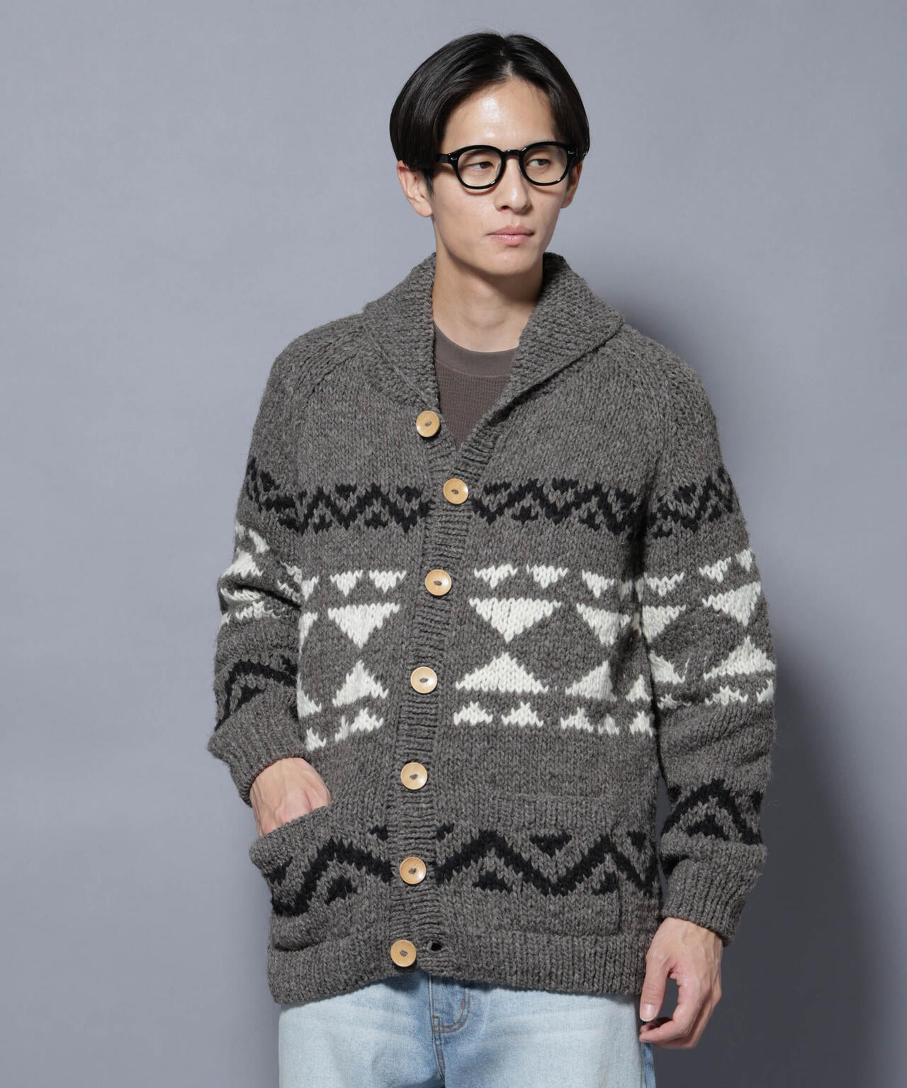 ペルー産カウチンセーター