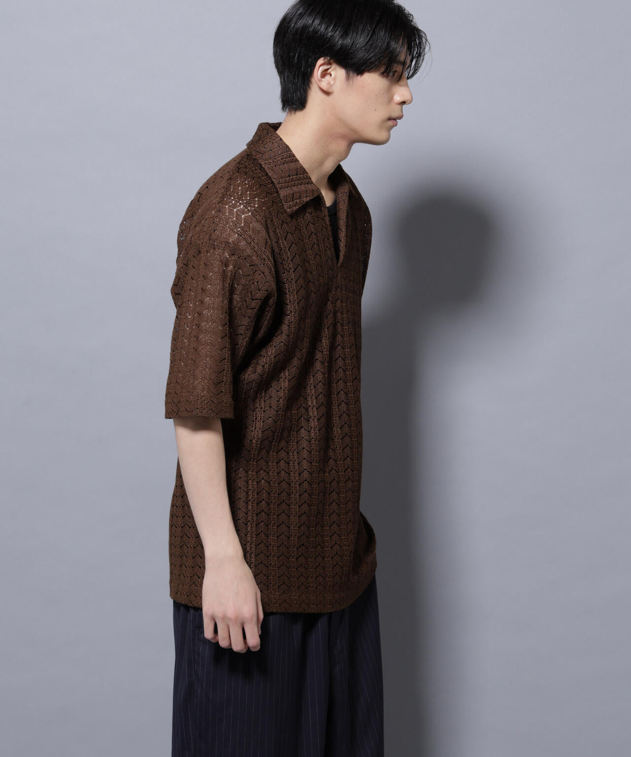 メッシュラッセル スキッパーポロ