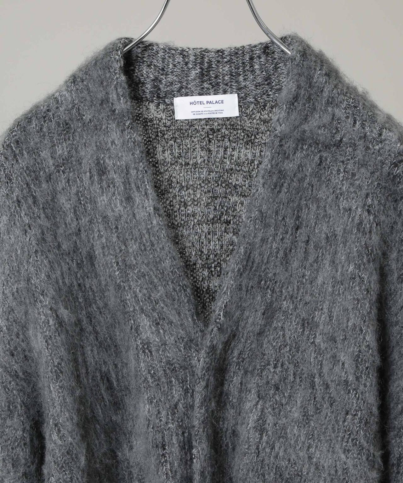 HOTEL PALACE｣ フライフロントミックスシャギーカーディガン | NANO