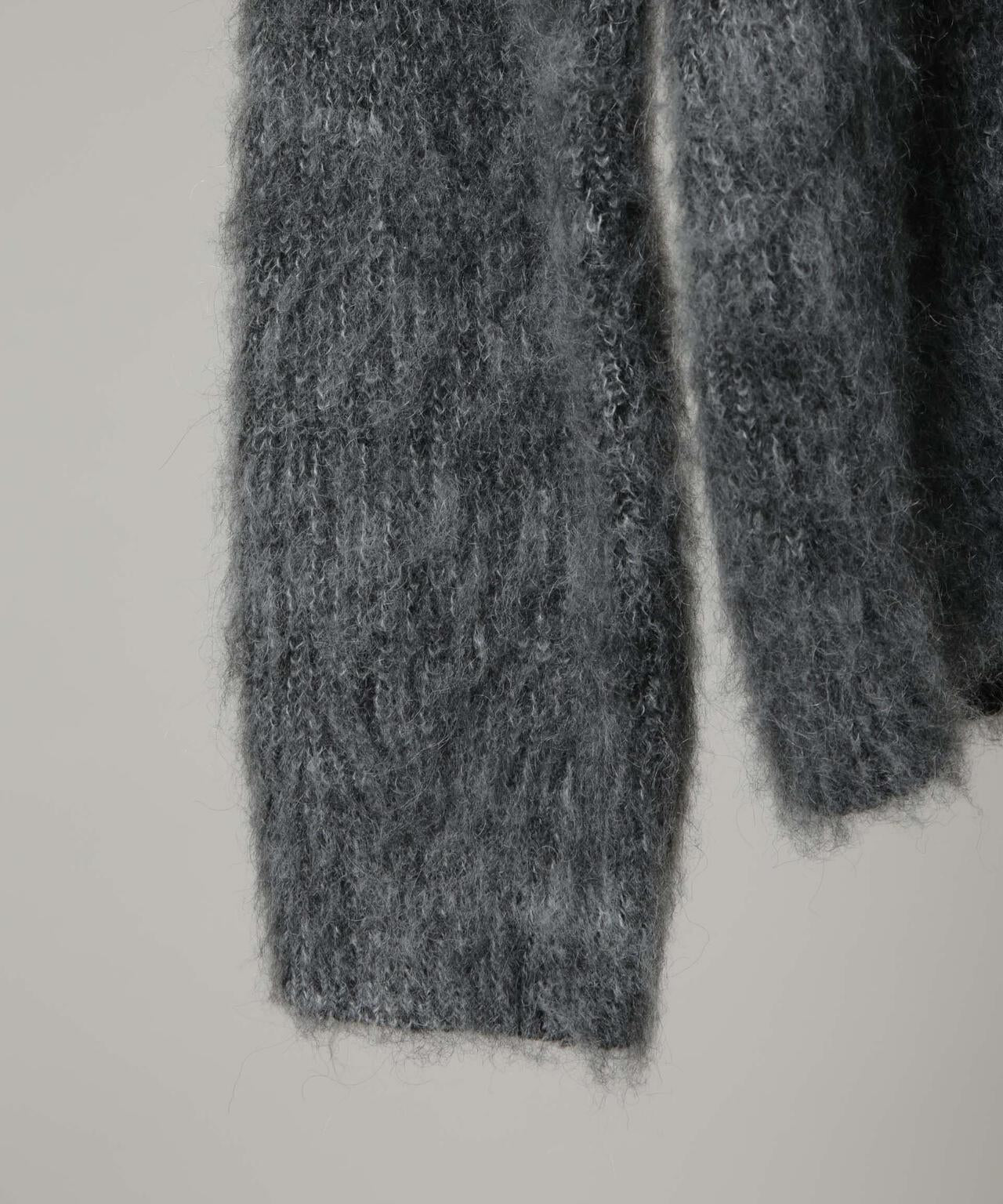 ｢HOTEL PALACE｣ フライフロントミックスシャギーカーディガン