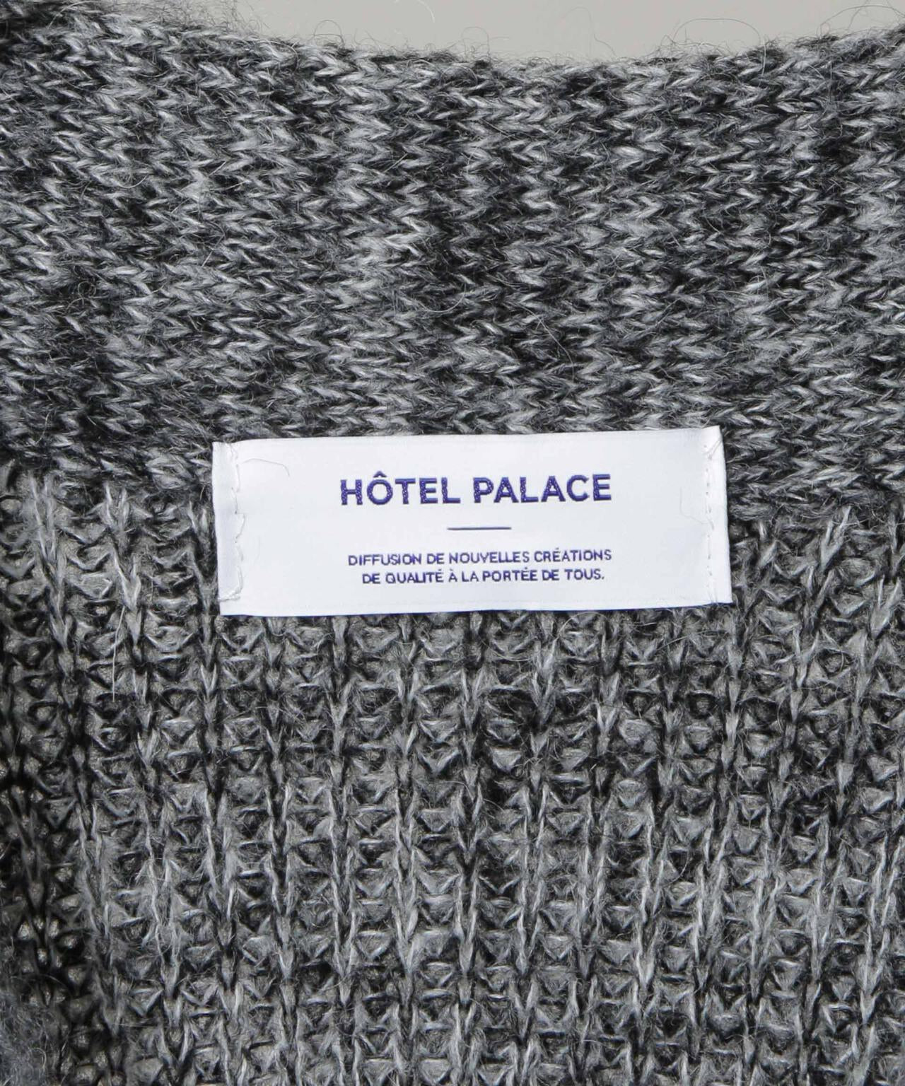 ｢HOTEL PALACE｣ フライフロントミックスシャギーカーディガン