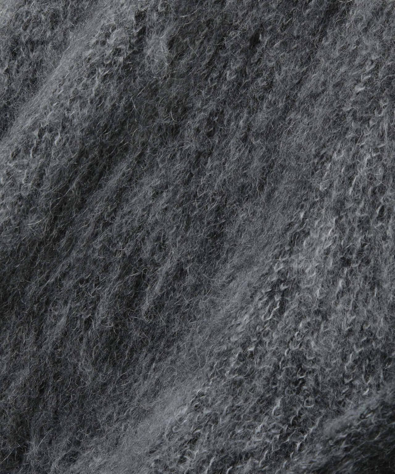 ｢HOTEL PALACE｣ フライフロントミックスシャギーカーディガン