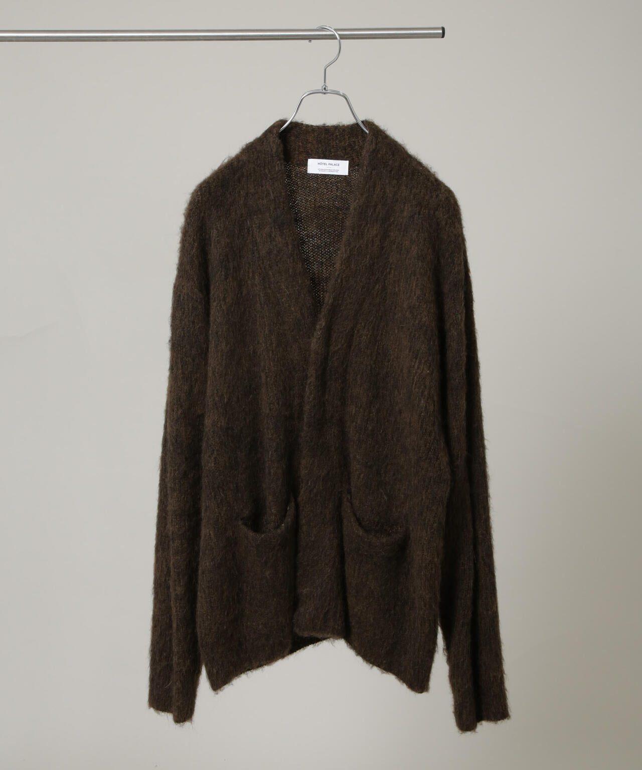 ｢HOTEL PALACE｣ フライフロントミックスシャギーカーディガン