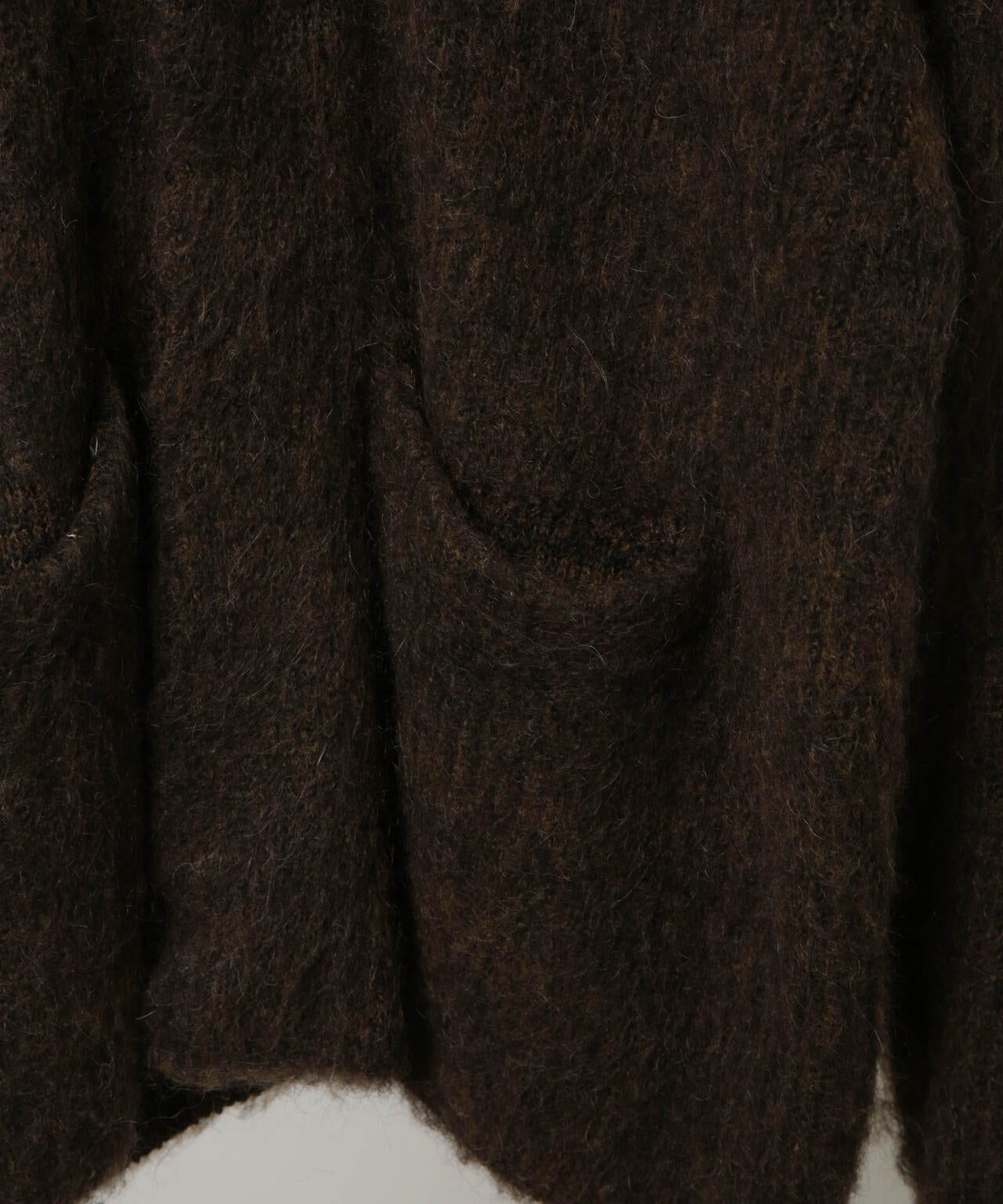 ｢HOTEL PALACE｣ フライフロントミックスシャギーカーディガン