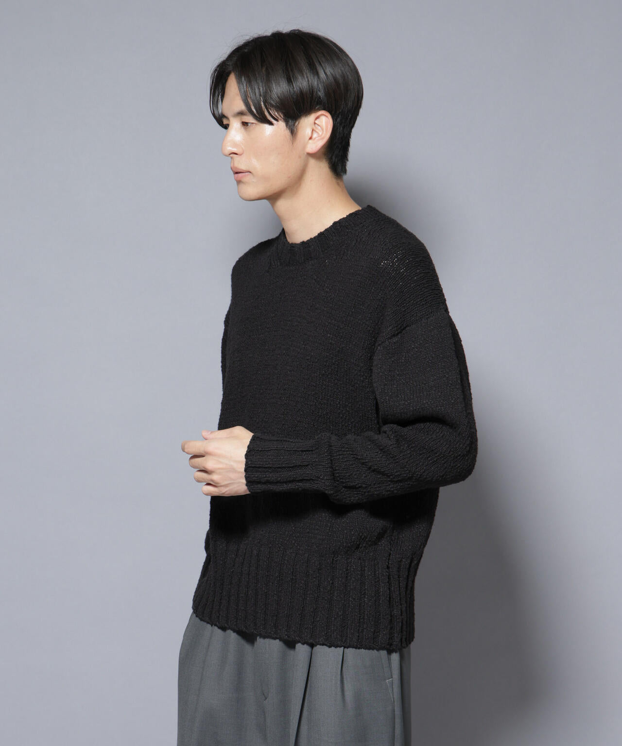 SRUB LILYYARN クルーネックニット