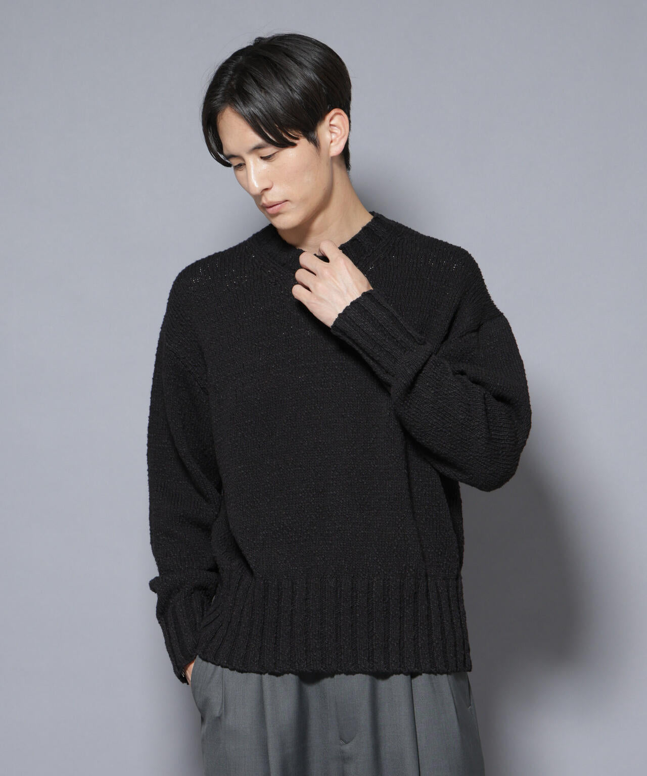 SRUB LILYYARN クルーネックニット