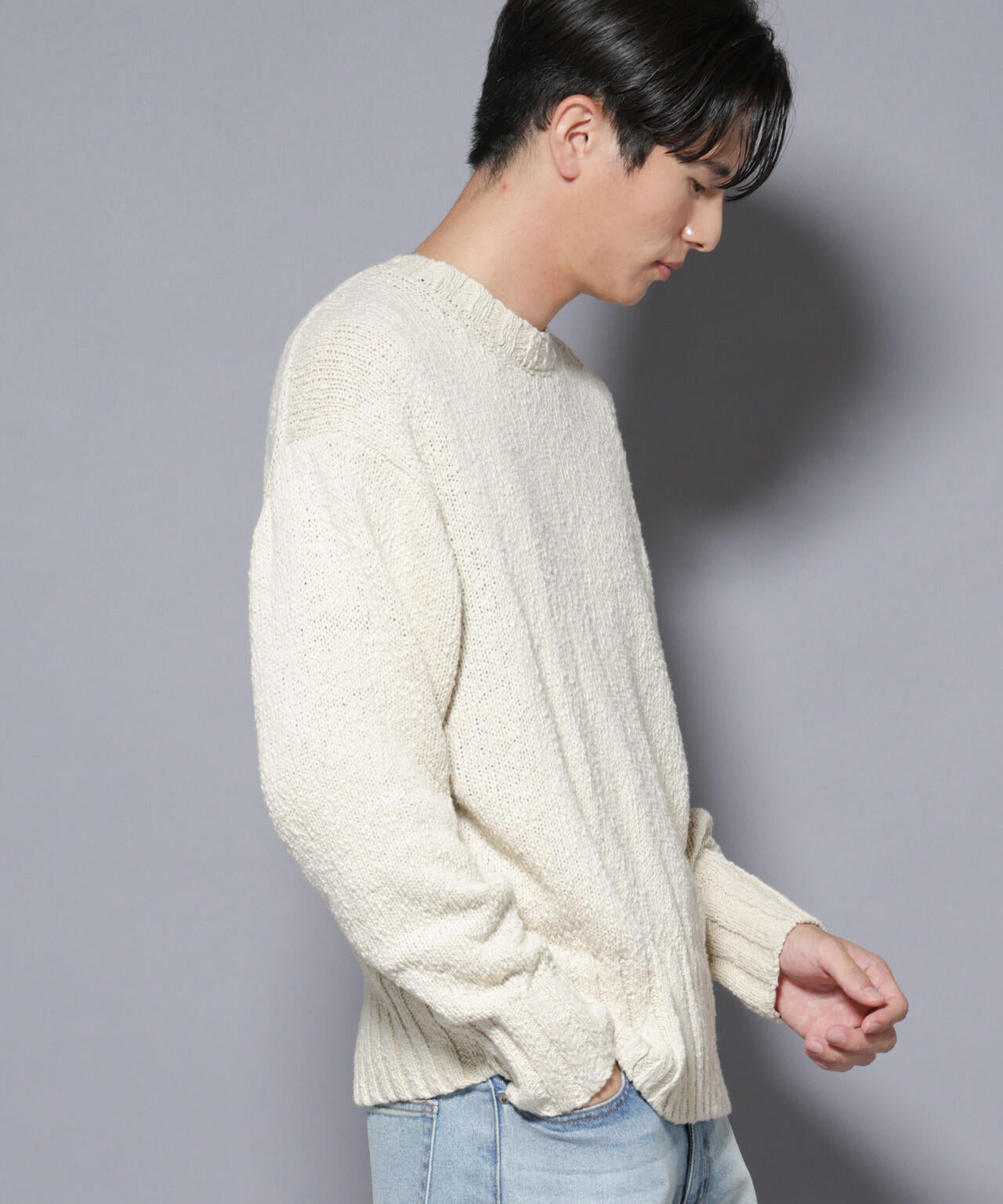 SRUB LILYYARN クルーネックニット