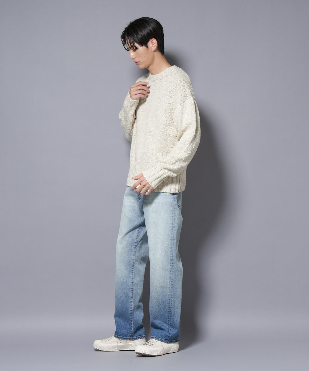 SRUB LILYYARN クルーネックニット