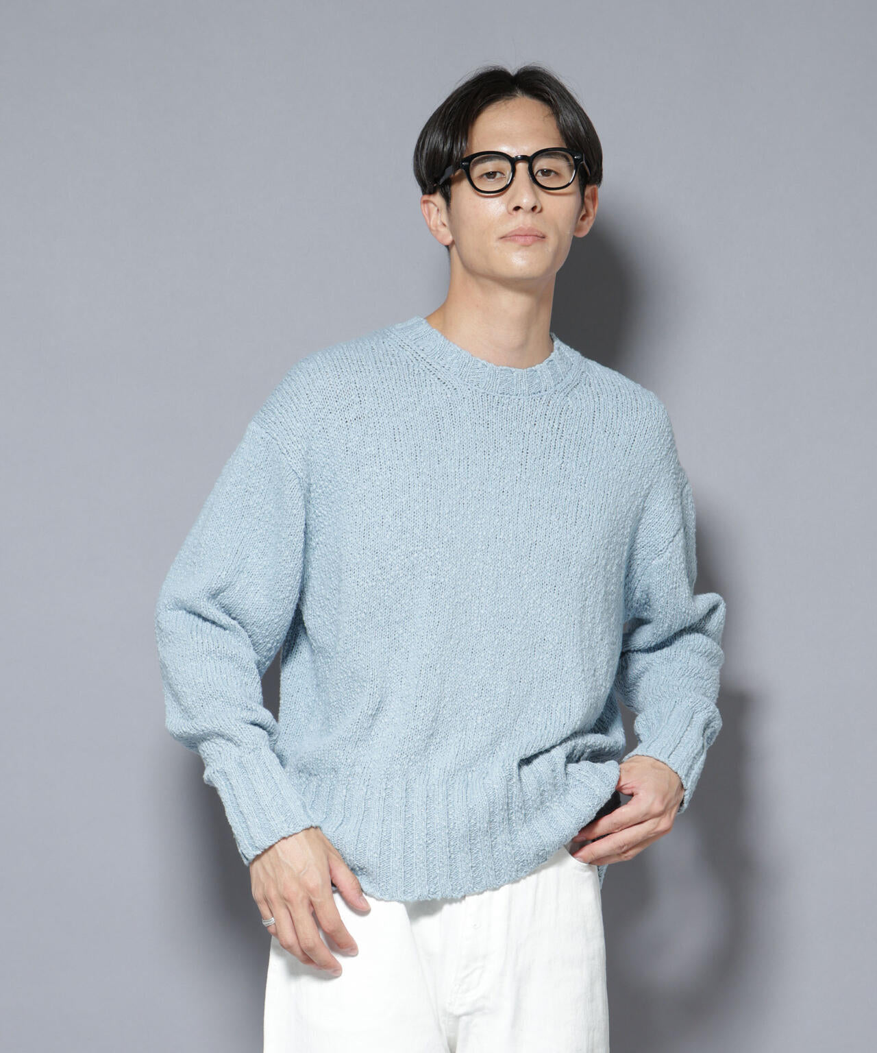 SRUB LILYYARN クルーネックニット