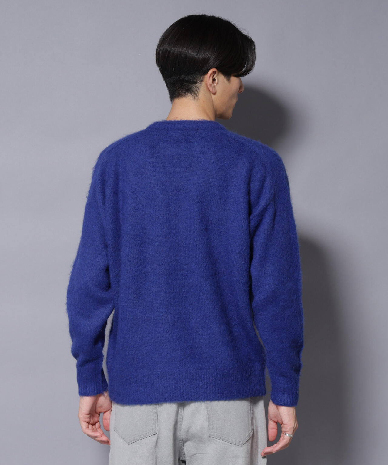 ｢COFIL｣ SCIARADA モヘヤ混 クルーネックニット