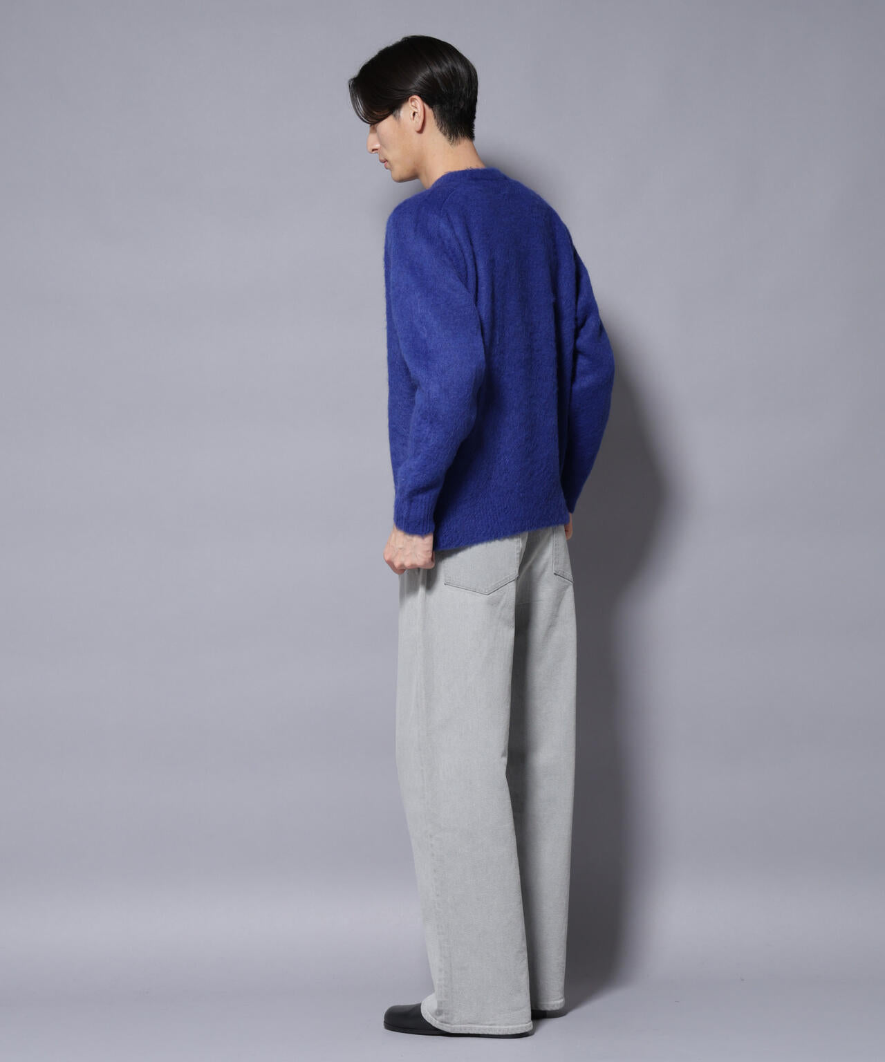 ｢COFIL｣ SCIARADA モヘヤ混 クルーネックニット