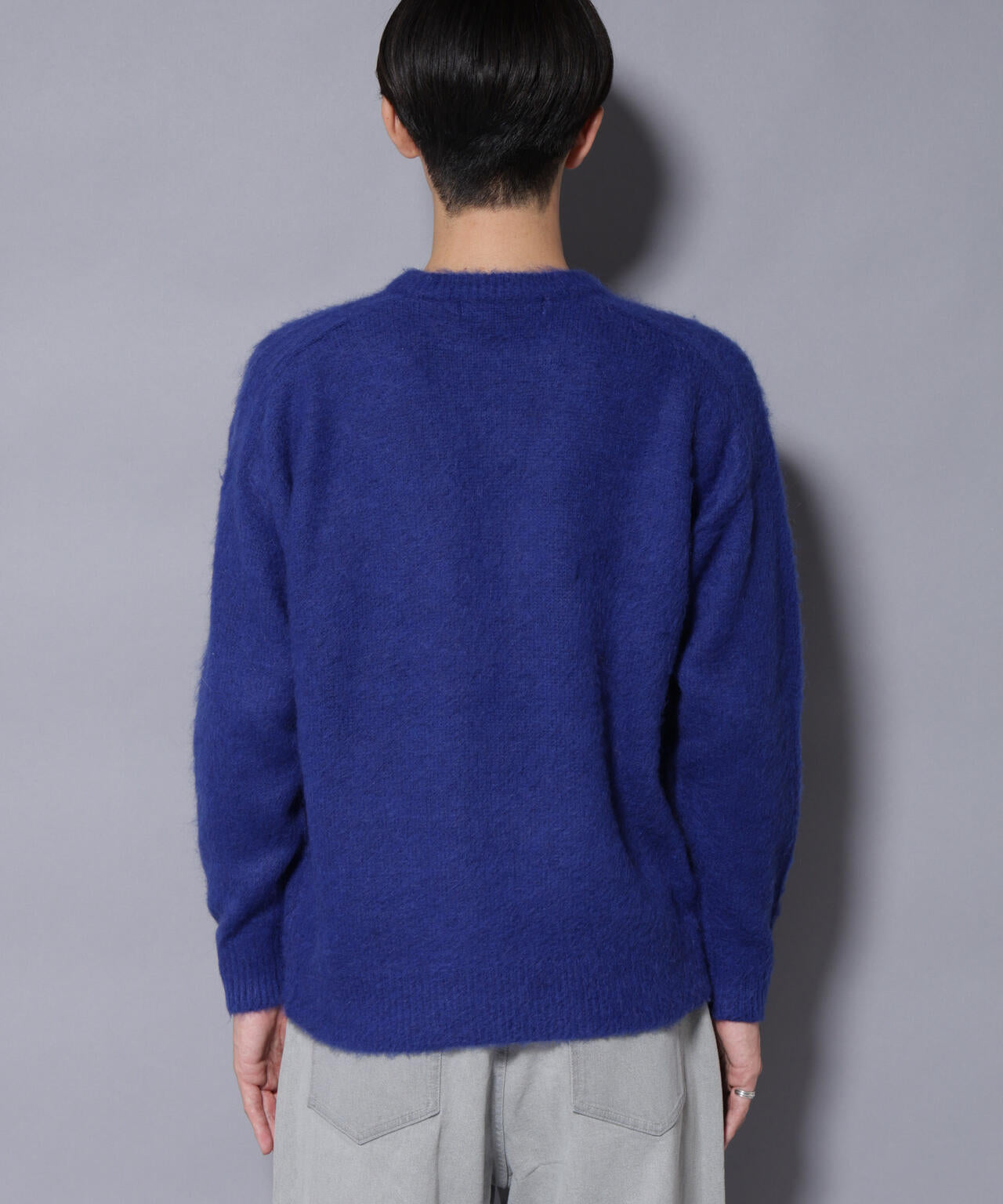 ｢COFIL｣ SCIARADA モヘヤ混 クルーネックニット