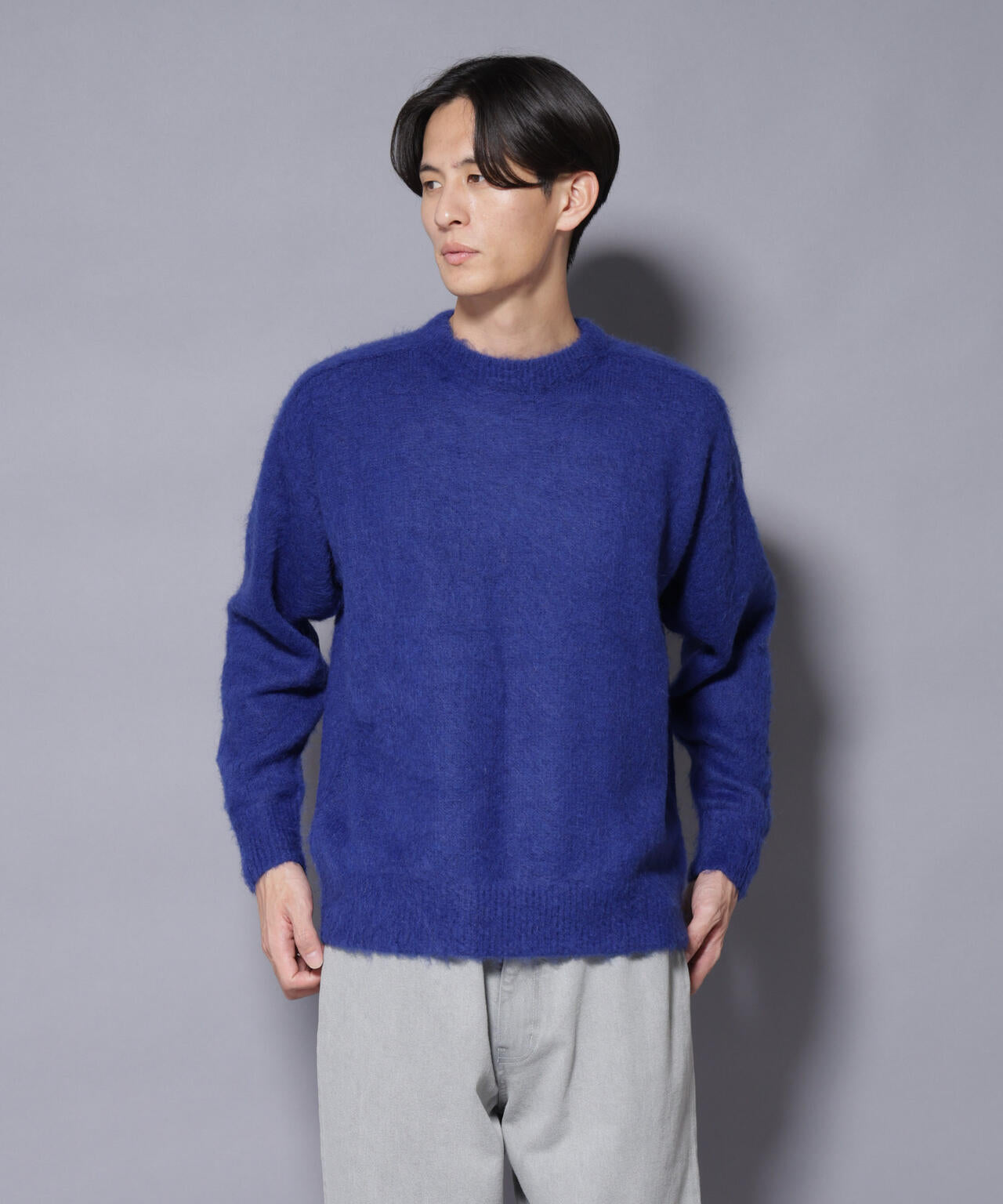 ｢COFIL｣ SCIARADA モヘヤ混 クルーネックニット