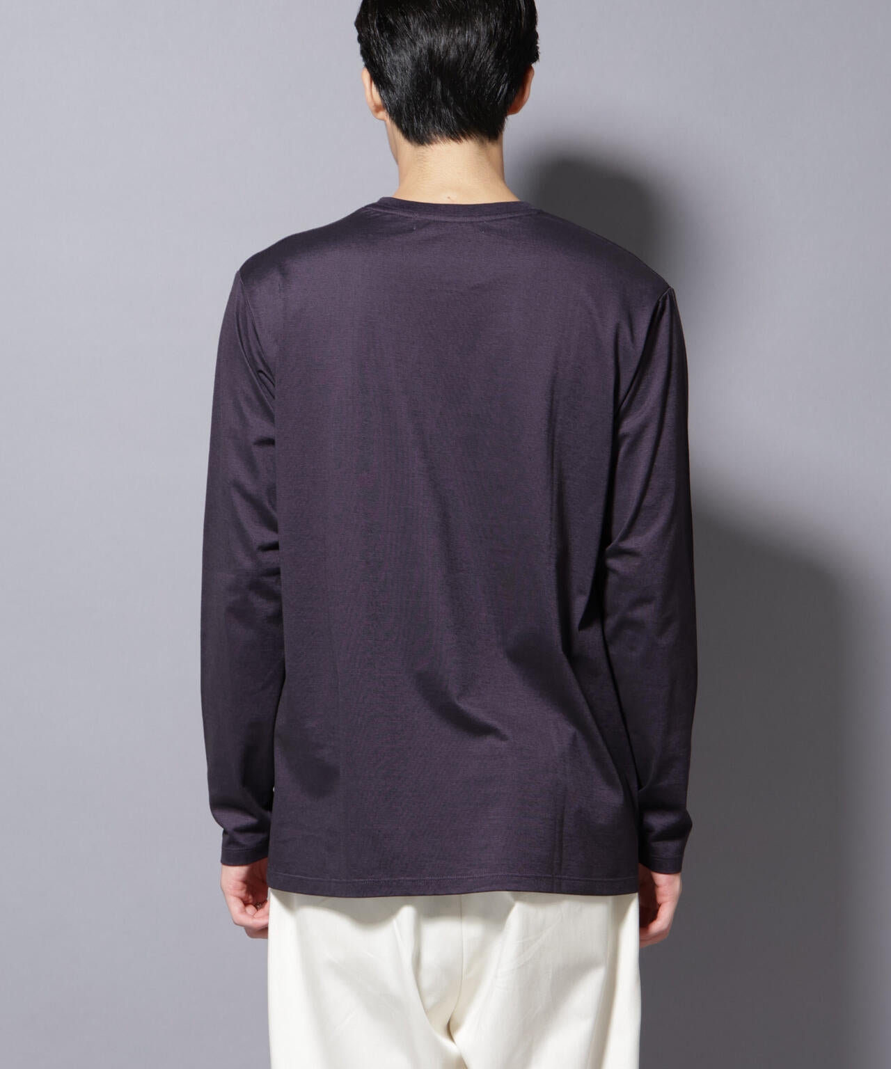 ソラーロライトストレッチヘンリーネックTシャツ 長袖