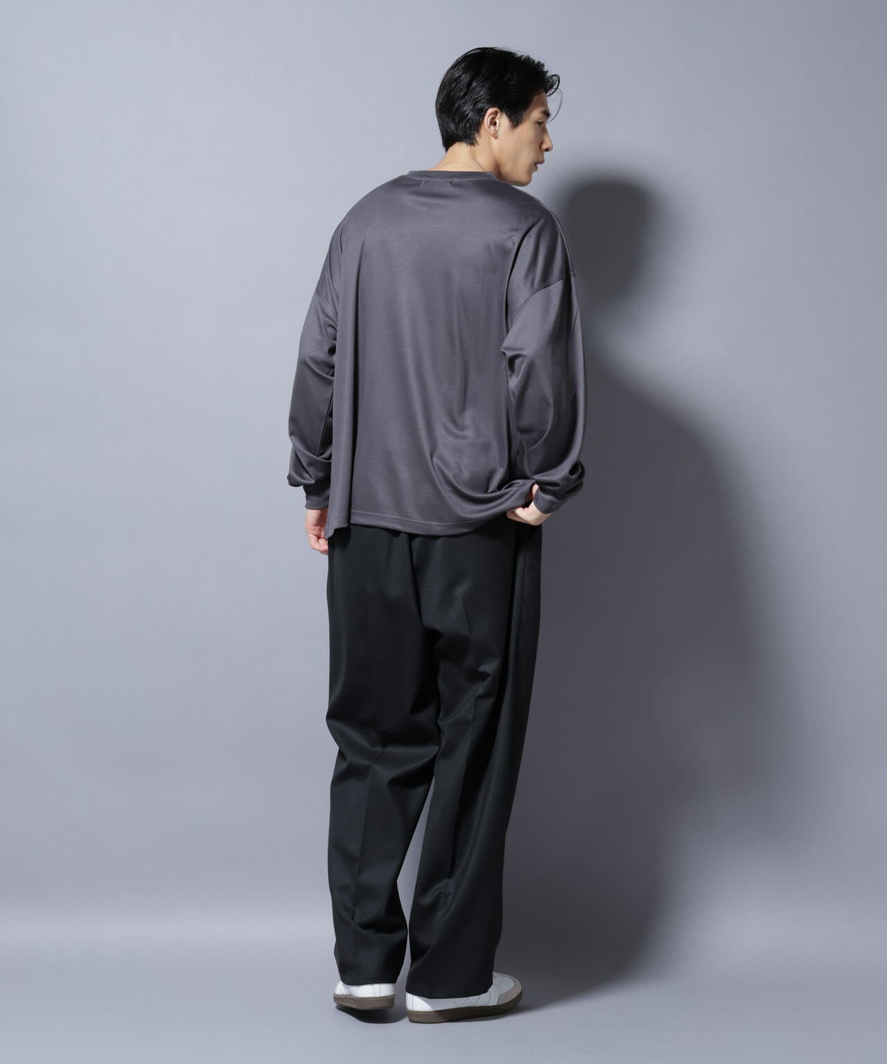 MIYATA×NANO JAPAN MADE キュプラ混 Tシャツ 長袖